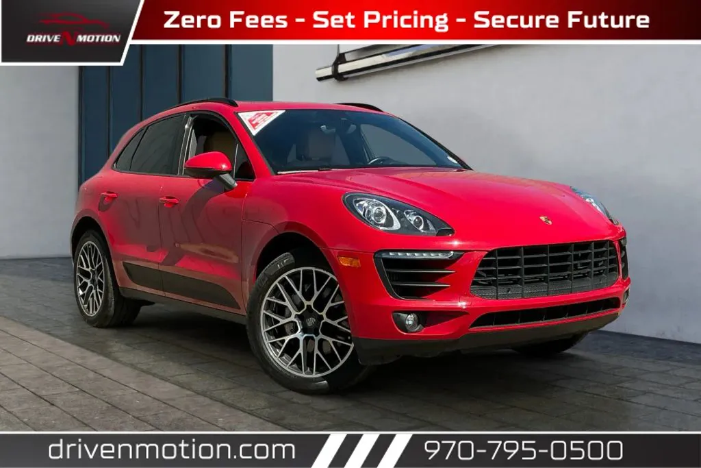 Red 2017 Porsche Macan S Sport Utility 4D for sale in Greeley, CO
