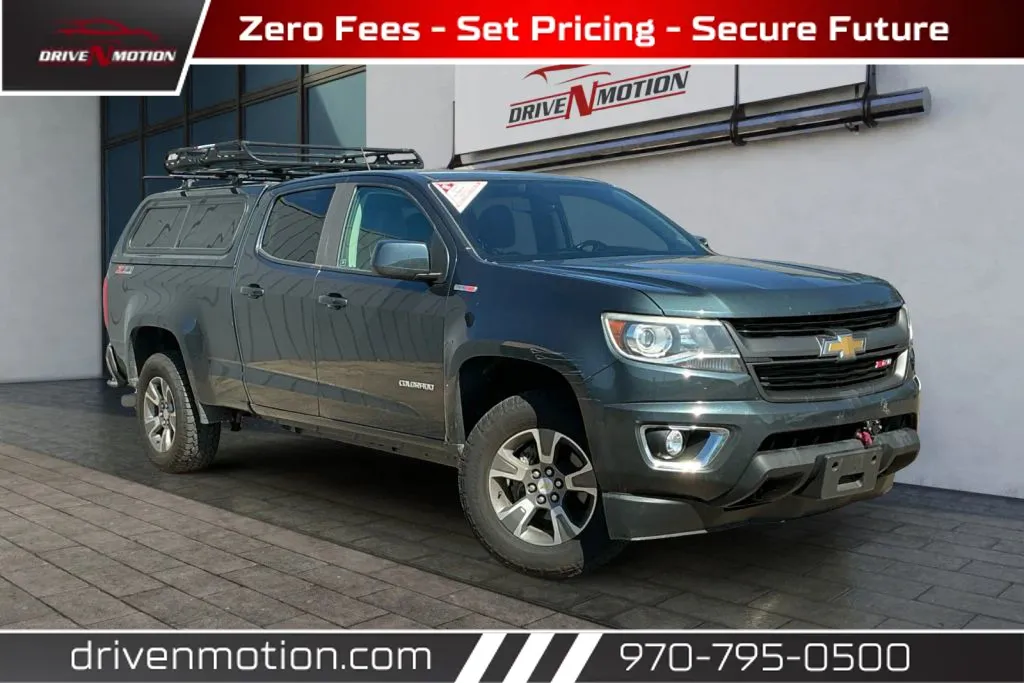 Gray 2017 Chevrolet Colorado Crew Cab Z71 Pickup 4D 6 ft for sale in Greeley, CO