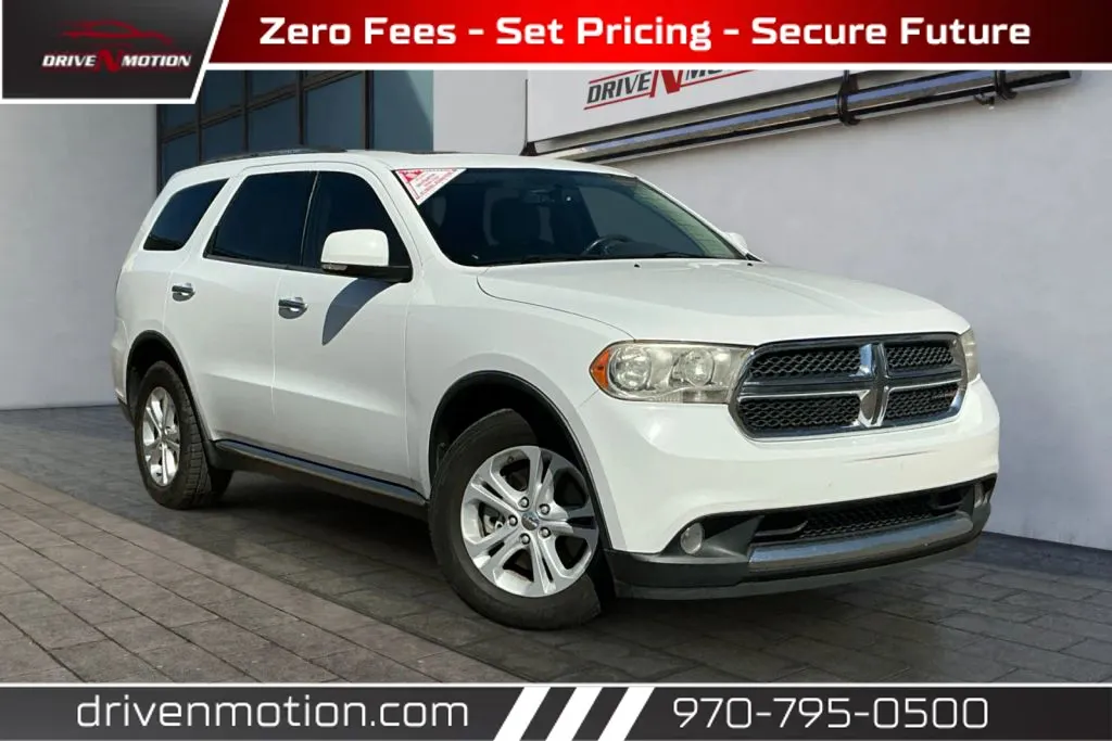 White 2013 Dodge Durango Crew Sport Utility 4D for sale in Greeley, CO