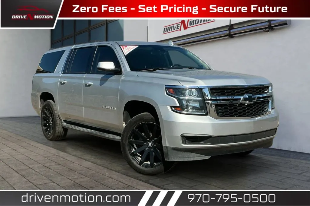 Silver 2018 Chevrolet Suburban LT Sport Utility 4D for sale in Greeley, CO