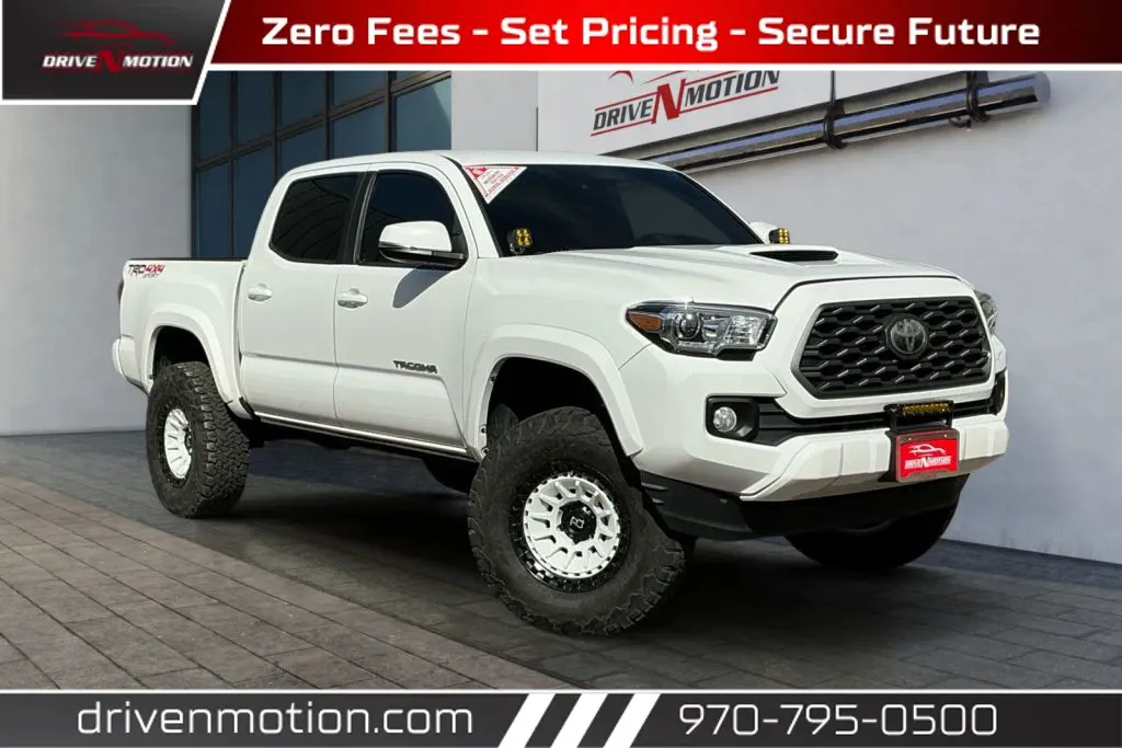 White 2020 Toyota Tacoma Double Cab TRD Sport Pickup 4D 5 ft for sale in Greeley, CO