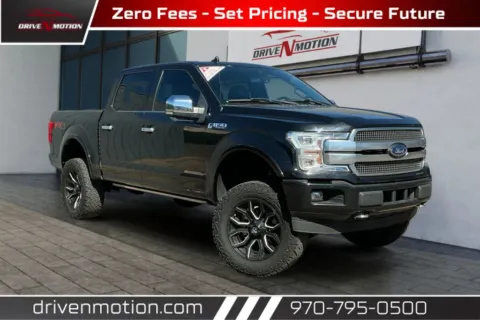 Black 2020 Ford F-150 SuperCrew Cab Platinum Pickup 4D 5 1/2 ft for sale in Greeley, CO