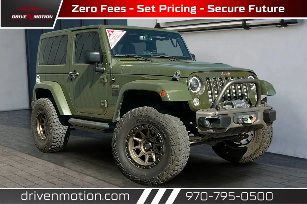 Green 2016 Jeep Wrangler 75th Anniversary Edition Sport Utility 2D for sale in Greeley, CO