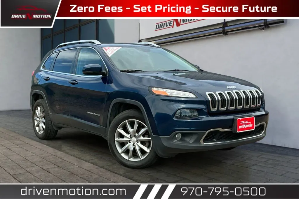 Blue 2018 Jeep Cherokee Limited Sport Utility 4D for sale in Greeley, CO