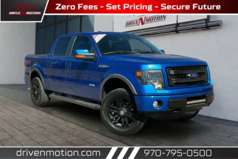 Blue 2013 Ford F-150 SuperCrew Cab FX4 Pickup 4D 5 1/2 ft for sale in Greeley, CO