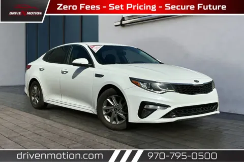 White 2019 Kia Optima LX Sedan 4D for sale in Greeley, CO