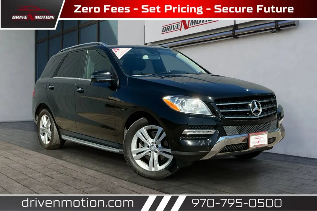 Black 2015 Mercedes-Benz M-Class ML 350 4MATIC Sport Utility 4D for sale in Greeley, CO