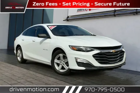 White 2019 Chevrolet Malibu LS Sedan 4D for sale in Greeley, CO