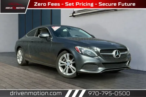 Gray 2017 Mercedes-Benz C-Class C 300 4MATIC Coupe 2D for sale in Greeley, CO