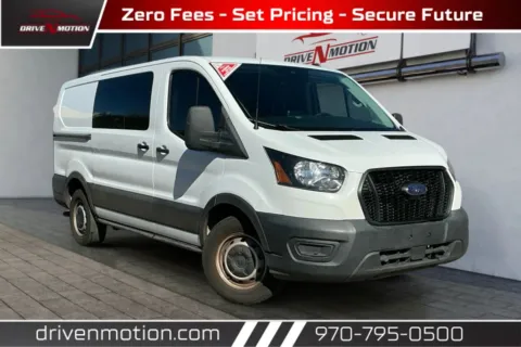 White 2021 Ford Transit 150 Cargo Van Low Roof w/RWB Van 3D for sale in Greeley, CO
