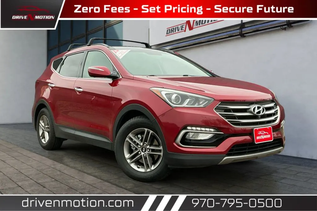 Red 2017 Hyundai Santa Fe Sport Sport Utility 4D for sale in Greeley, CO