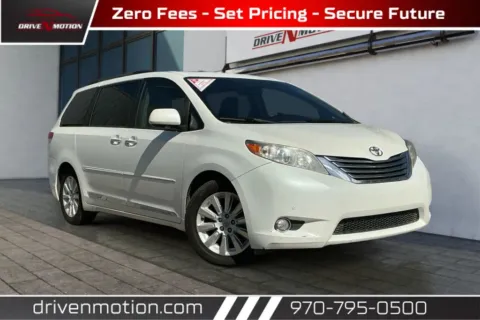 White 2012 Toyota Sienna Limited Minivan 4D for sale in Greeley, CO