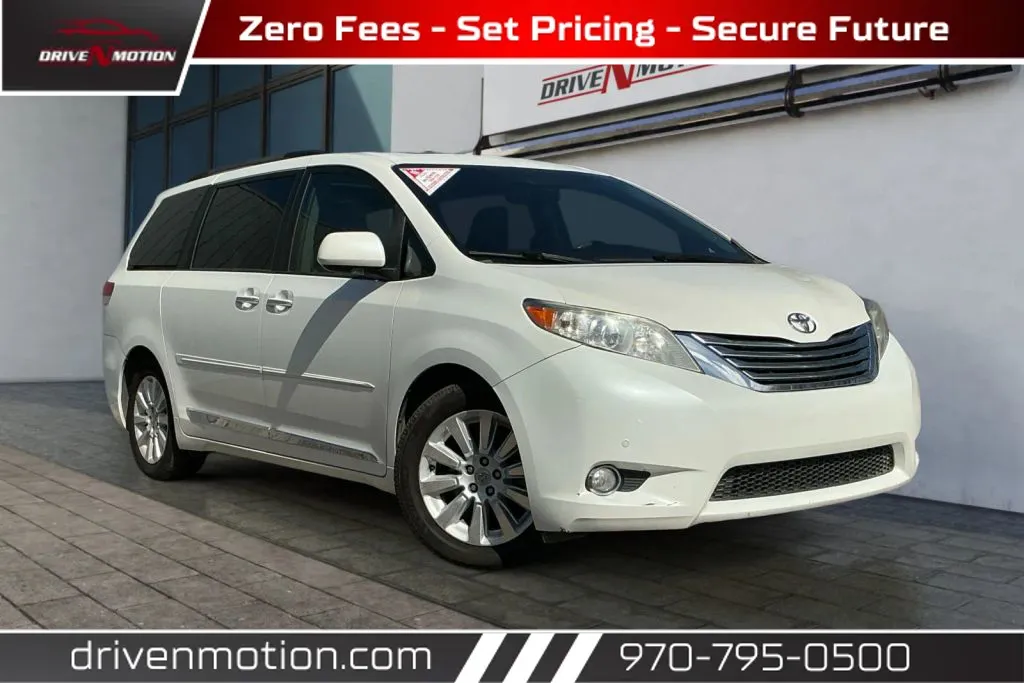 White 2012 Toyota Sienna Limited Minivan 4D for sale in Greeley, CO