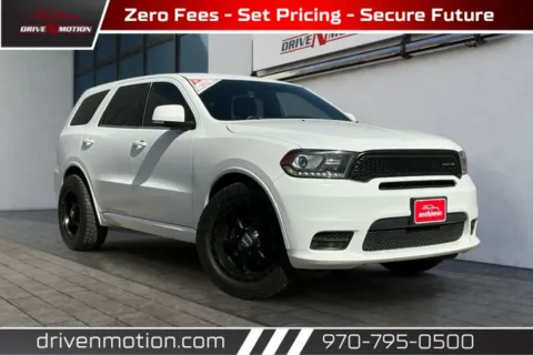 White 2019 Dodge Durango GT Plus Sport Utility 4D for sale in Greeley, CO