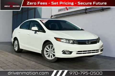 White 2012 Honda Civic EX-L Sedan 4D for sale in Greeley, CO