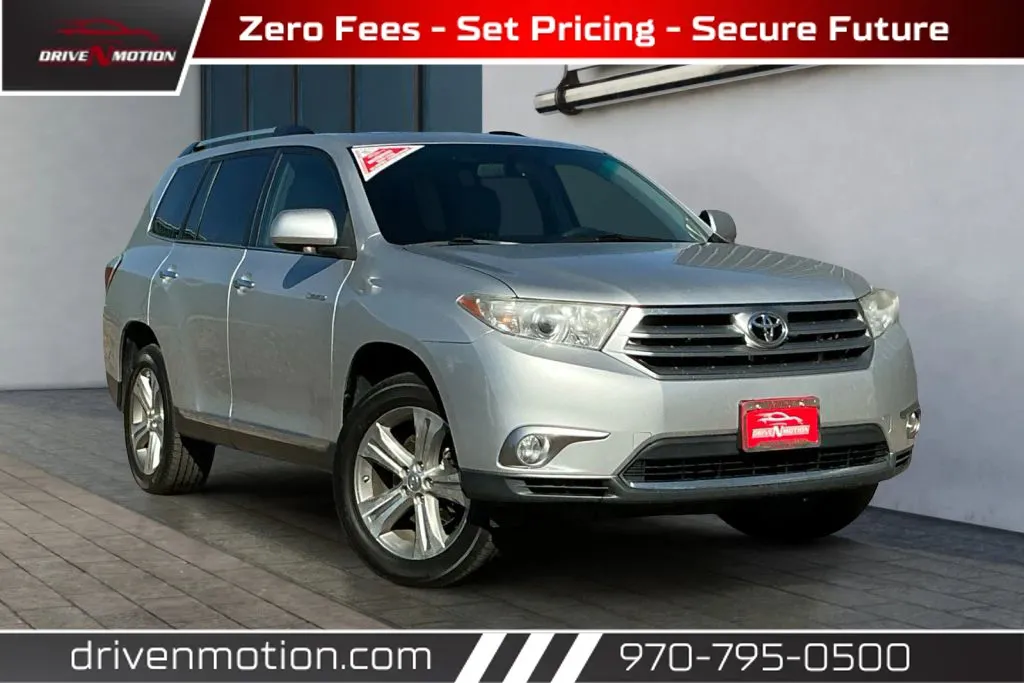 Silver 2012 Toyota Highlander Limited Sport Utility 4D for sale in Greeley, CO