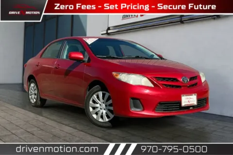 Red 2012 Toyota Corolla L Sedan 4D for sale in Greeley, CO
