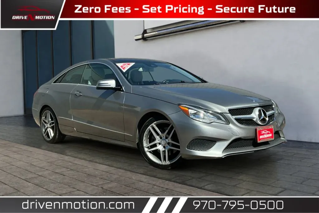 Silver 2014 Mercedes-Benz E-Class E 350 4MATIC Coupe 2D for sale in Greeley, CO