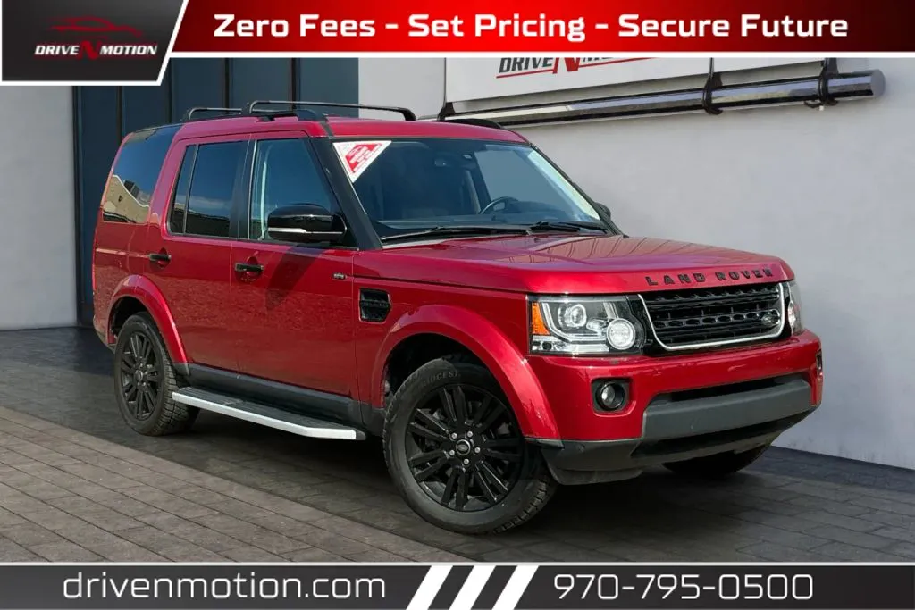 Red 2016 Land Rover LR4 HSE Sport Utility 4D for sale in Greeley, CO