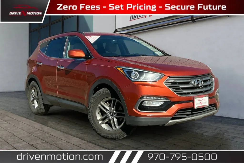 Orange 2017 Hyundai Santa Fe Sport Sport Utility 4D for sale in Greeley, CO