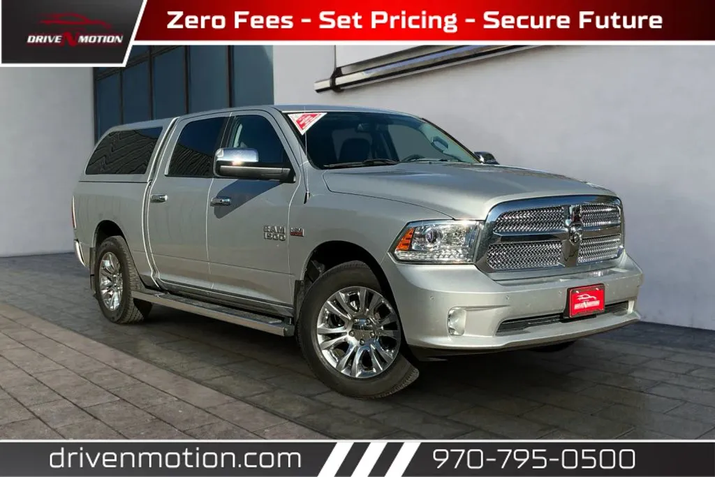 Silver 2014 Ram 1500 Crew Cab Laramie Limited Pickup 4D 5 1/2 ft for sale in Greeley, CO