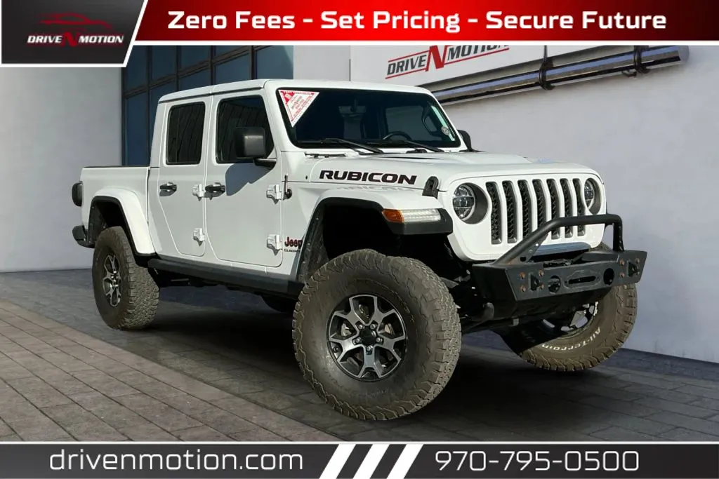 White 2021 Jeep Gladiator Rubicon Pickup 4D 5 ft for sale in Greeley, CO