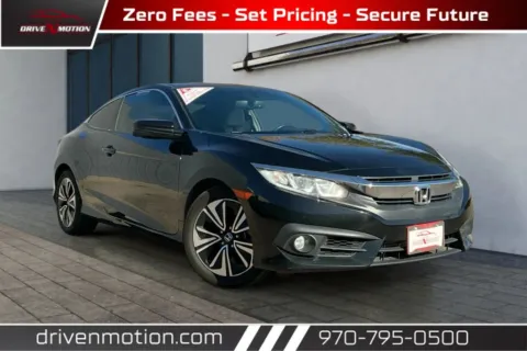 Black 2017 Honda Civic EX-L Coupe 2D for sale in Greeley, CO