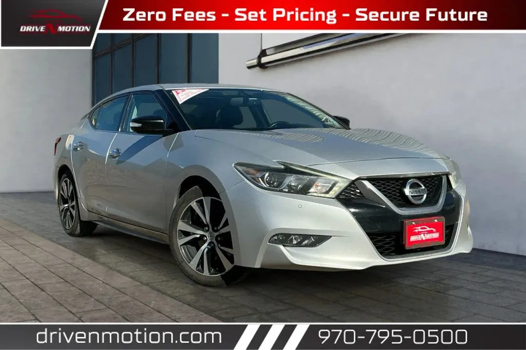 Silver 2018 Nissan Maxima SV Sedan 4D for sale in Greeley, CO