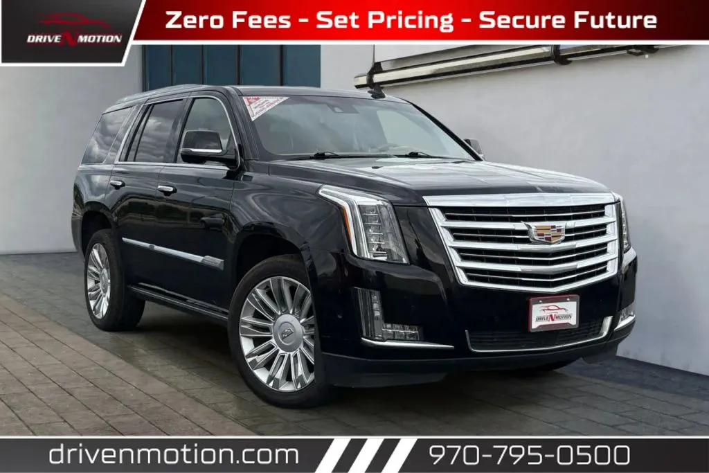 Black 2020 Cadillac Escalade Platinum Sport Utility 4D for sale in Greeley, CO
