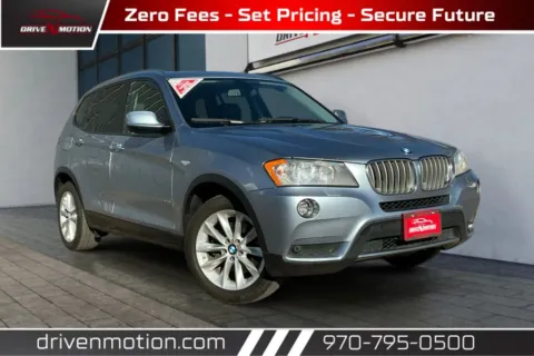 Silver 2014 BMW X3 xDrive28i Sport Utility 4D for sale in Greeley, CO