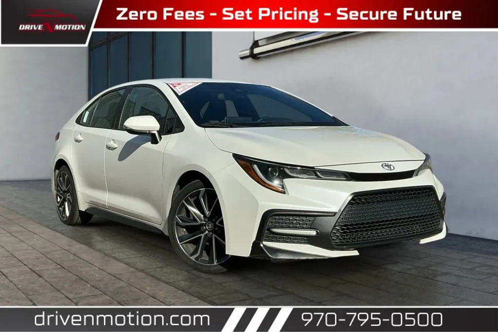 White 2020 Toyota Corolla SE Sedan 4D for sale in Greeley, CO