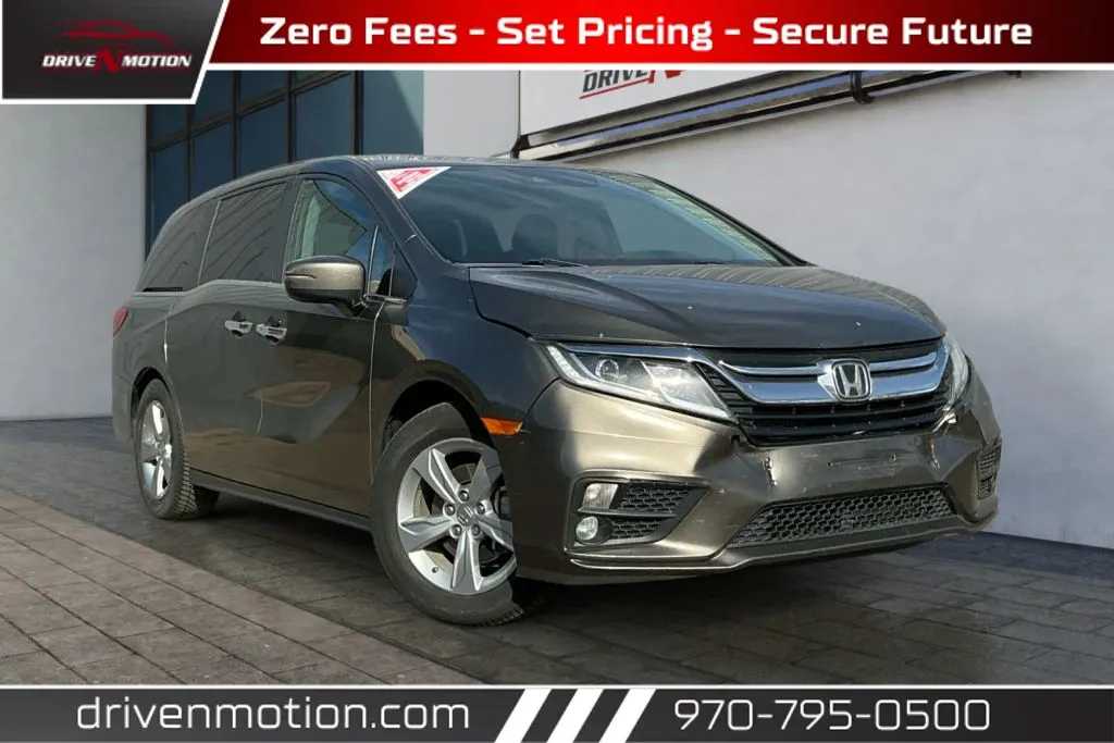 Gray 2018 Honda Odyssey EX-L Minivan 4D for sale in Greeley, CO