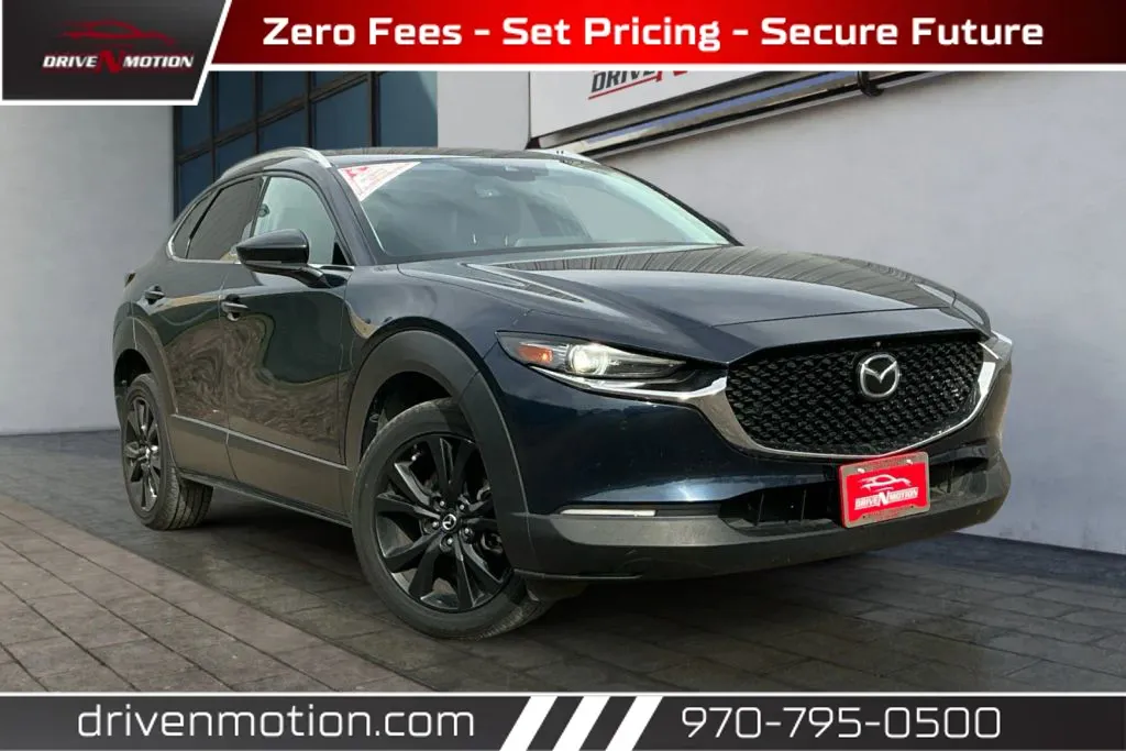 Blue 2021 MAZDA CX-30 Turbo Premium Plus Sport Utility 4D for sale in Greeley, CO