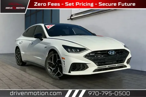 White 2023 Hyundai Sonata N Line Sedan 4D for sale in Greeley, CO
