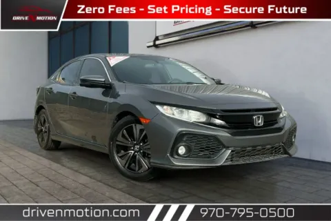 Black 2018 Honda Civic EX Hatchback 4D for sale in Greeley, CO