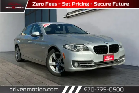 Silver 2015 BMW 5 Series 535i xDrive Sedan 4D for sale in Greeley, CO