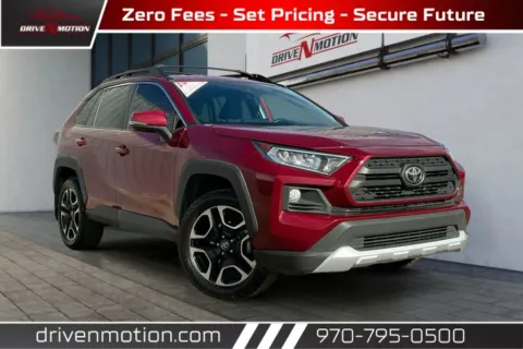 Red 2019 Toyota RAV4 Adventure Sport Utility 4D for sale in Greeley, CO