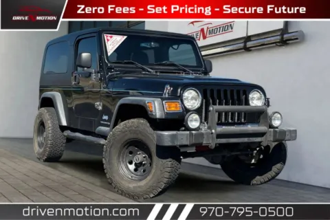 Black 2004 Jeep Wrangler Unlimited Sport Utility 2D for sale in Greeley, CO