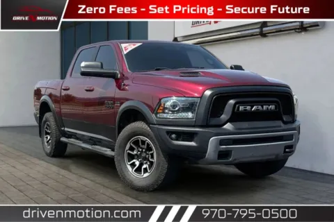 Red 2018 Ram 1500 Crew Cab Rebel Pickup 4D 5 1/2 ft for sale in Greeley, CO