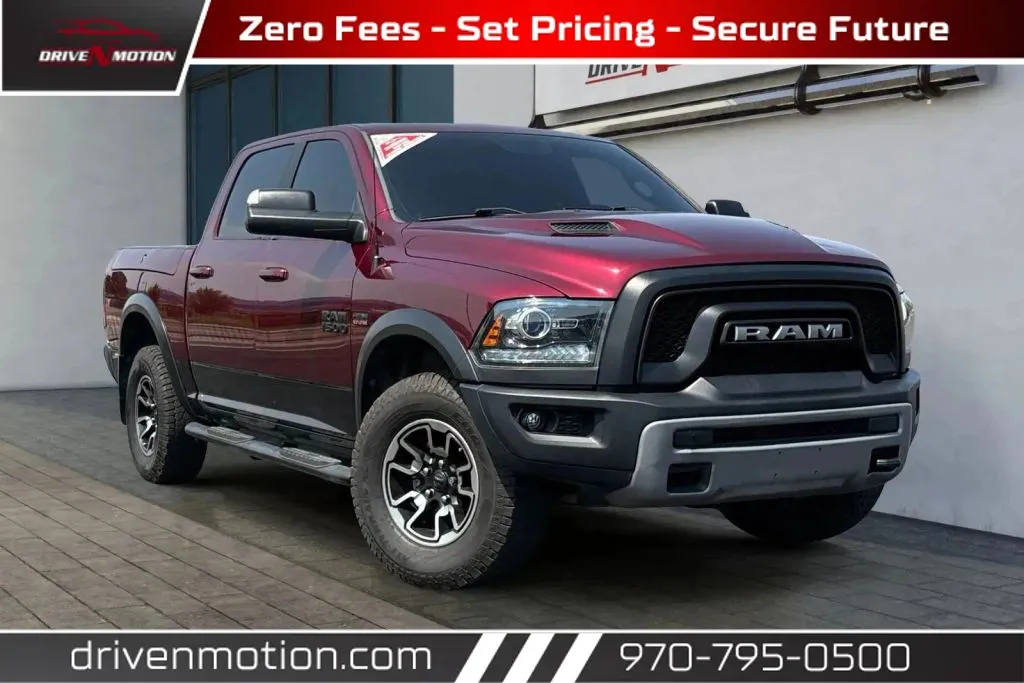 Red 2018 Ram 1500 Crew Cab Rebel Pickup 4D 5 1/2 ft for sale in Greeley, CO