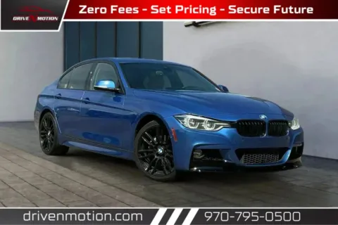 Blue 2017 BMW 3 Series 330i xDrive Sedan 4D for sale in Greeley, CO