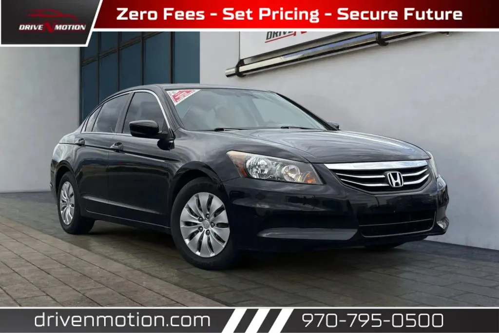Black 2012 Honda Accord LX Sedan 4D for sale in Greeley, CO