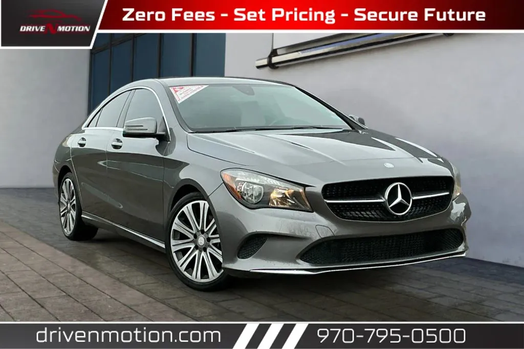 Gray 2018 Mercedes-Benz CLA 250 Coupe 4D for sale in Greeley, CO