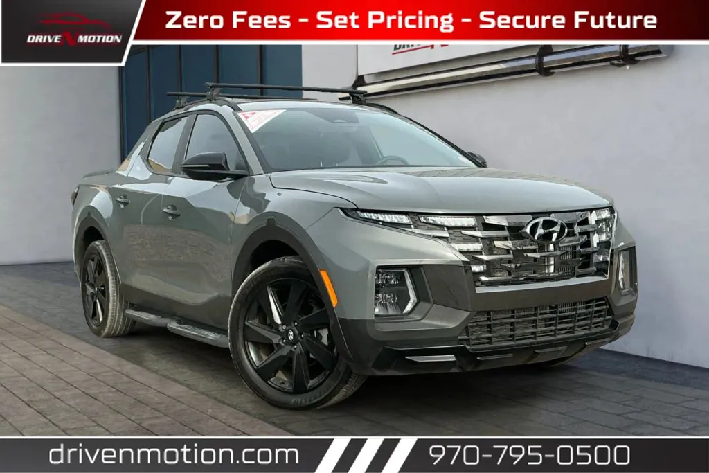 Gray 2024 Hyundai Santa Cruz Night Pickup 4D 4 ft for sale in Greeley, CO
