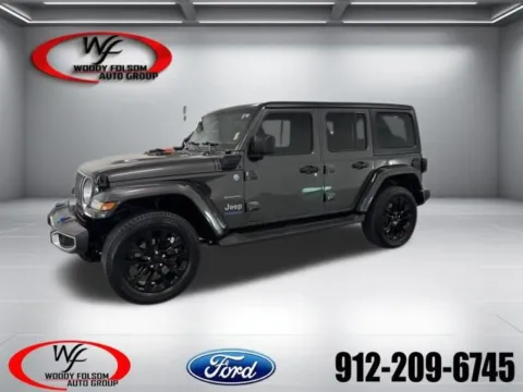Gray 2022 Jeep Wrangler 4xe Unlimited Sahara for sale in Baxley, GA