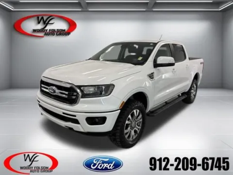 White 2021 Ford Ranger LARIAT for sale in Baxley, GA