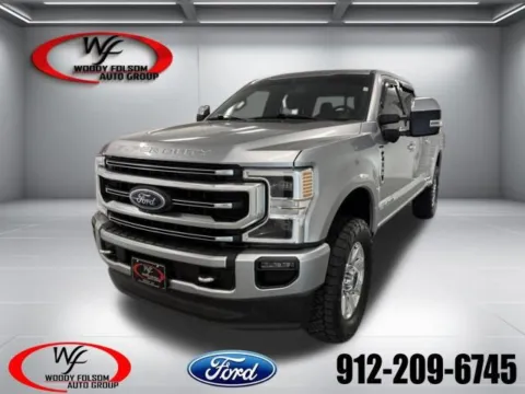 Silver 2021 Ford Super Duty F-250 SRW Platinum for sale in Baxley, GA
