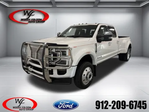 White 2022 Ford Super Duty F-450 DRW Platinum for sale in Baxley, GA