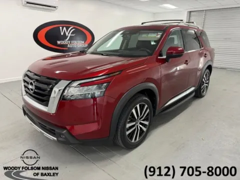 Red 2023 Nissan Pathfinder Platinum for sale in Baxley, GA