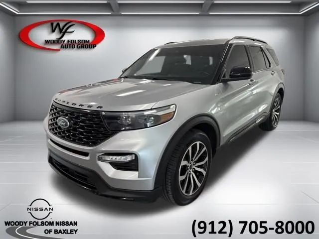 Silver 2023 Ford Explorer ST-Line for sale in Baxley, GA